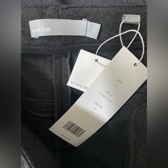 Vince Ski Skinny Pants in Charcoal Size 2 NWT - Picture 9 of 11